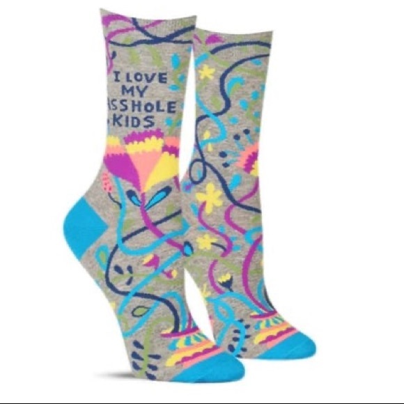 NWT I love my asshole kids socks - Picture 2 of 3